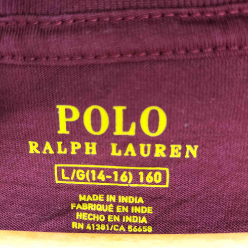 ポロラルフローレン POLO RALPH LAUREN 刺繍Tシャツ メンズ L160