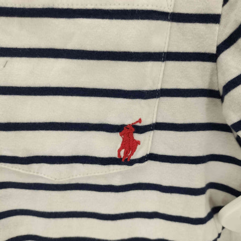 ポロラルフローレン POLO RALPH LAUREN ボーダーポケット付き長袖Tシャツ メンズ L 160