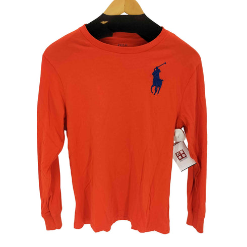 ポロラルフローレン POLO RALPH LAUREN ナンバリングワンポイント長袖Tシャツ メンズ L160