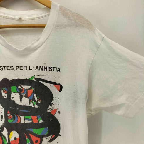 シングルステッチ アーティストプリントクルーネックTシャツ メンズ