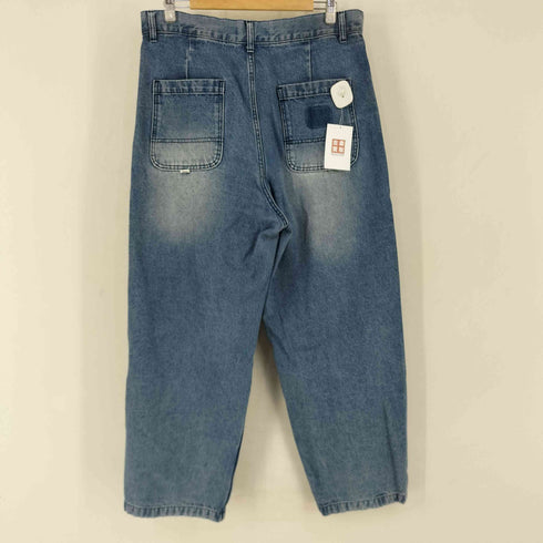 フリークスストア FREAKS STORE ワイドシルエット ツイステッド カーブデニムパンツ メンズ JPN:L