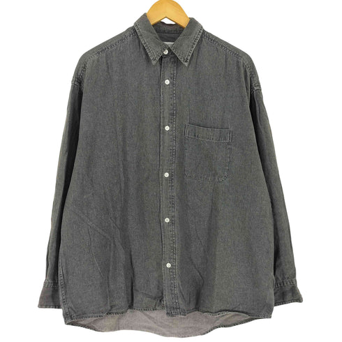 フリークスストア FREAKS STORE L/S ブラックデニムシャツ メンズ JPN:L