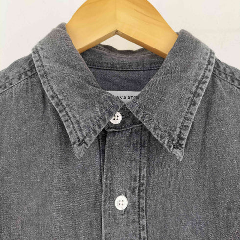 フリークスストア FREAKS STORE L/S ブラックデニムシャツ メンズ JPN:L