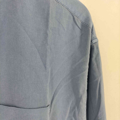 バナナリパブリック BANANA REPUBLIC バンドカラー L/S コットンシャツ メンズ import:L