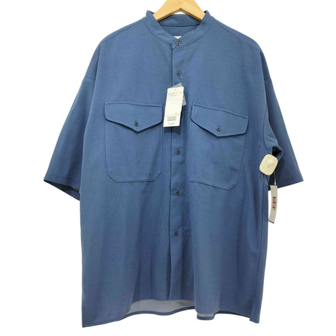 ビーミングバイビームス B:MING by BEAMS バンドカラービッグポケットS/Sシャツ メンズ JPN:L