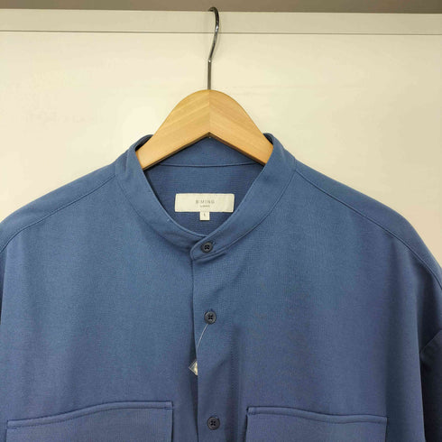 ビーミングバイビームス B:MING by BEAMS バンドカラービッグポケットS/Sシャツ メンズ JPN:L