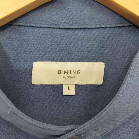 ビーミングバイビームス B:MING by BEAMS バンドカラービッグポケットS/Sシャツ メンズ JPN:L