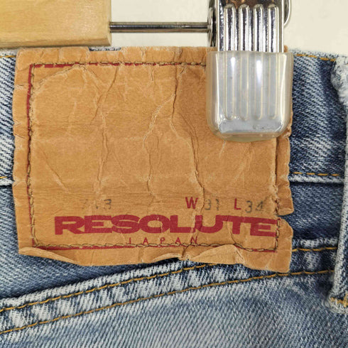 リゾルト RESOLUTE ストレートデニムパンツ メンズ 31/34