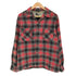 SPORSMAN 50s~60s オンブレチェック フロントダブルフラップポケット L/S オープンカラー フランネルシャツ メンズ import:L