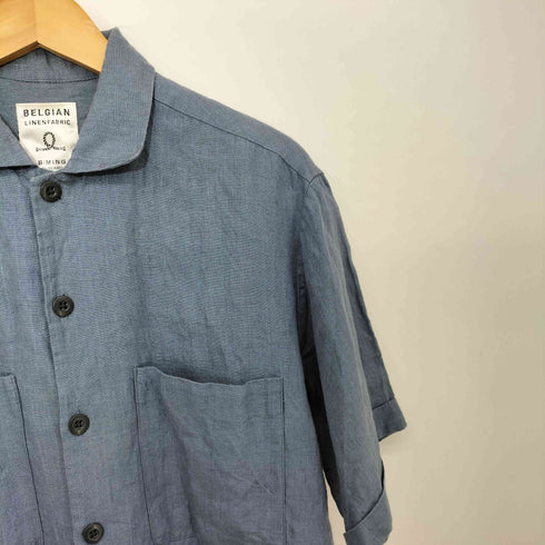 ビーミングバイビームス B:MING by BEAMS ダブルポケットリネンS/Sシャツ メンズ JPN:S