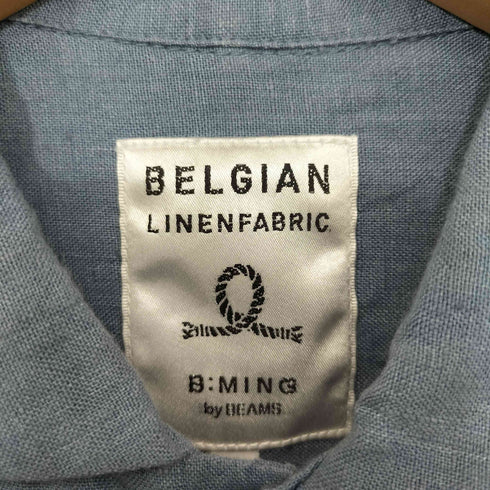 ビーミングバイビームス B:MING by BEAMS ダブルポケットリネンS/Sシャツ メンズ JPN:S