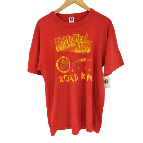 ラッセルアスレチック RUSSELL ATHLETIC 90S 1994 MADE IN USA 袖シングル USMCプリント S/S Tシャツ メンズ L