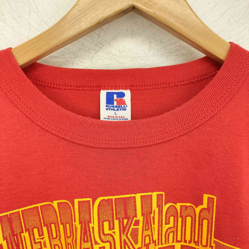 ラッセルアスレチック RUSSELL ATHLETIC 90S 1994 MADE IN USA 袖シングル USMCプリント S/S Tシャツ メンズ L