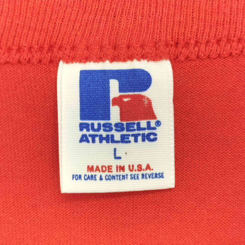 ラッセルアスレチック RUSSELL ATHLETIC 90S 1994 MADE IN USA 袖シングル USMCプリント S/S Tシャツ メンズ L