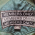80s MEMBERS ONLY スタンドカラー エポレット ライトアウター ジャケット メンズ US:40