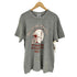 ヘインズ Hanes 80S~90S MADE IN USA 袖シングル フットボールプリント S/S Tシャツ メンズ XL