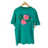 オニータ ONEITA 90S MADE IN USA 袖シングル POWER-T alaska プリント S/S Tシャツ メンズ XL
