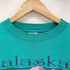 オニータ ONEITA 90S MADE IN USA 袖シングル POWER-T alaska プリント S/S Tシャツ メンズ XL
