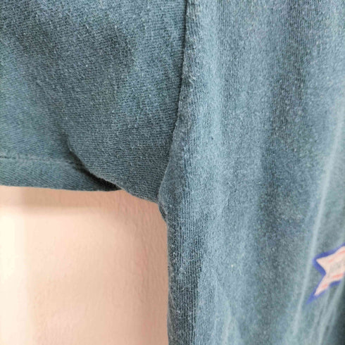 オニータ ONEITA 90S MADE IN USA 袖シングル POWER-T 企業プリント S/S Tシャツ メンズ L