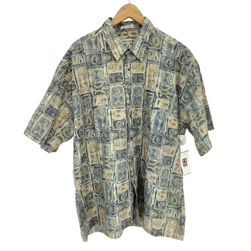 pierre cardin 総柄 S/S シャツ メンズ XL