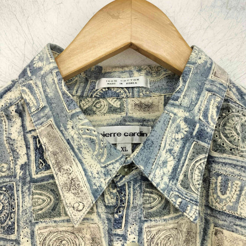 pierre cardin 総柄 S/S シャツ メンズ XL