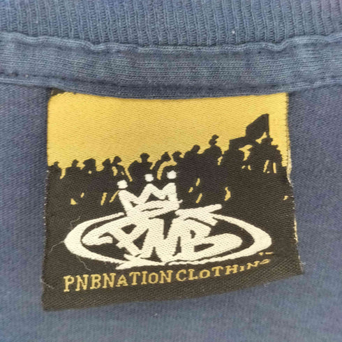 pnb nation プリント L/S Tシャツ メンズ