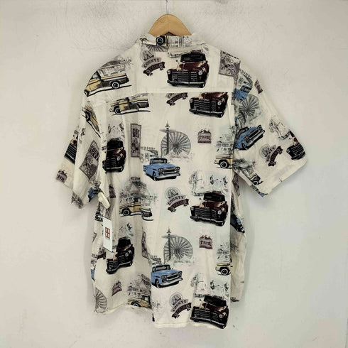 clear water 総柄 S/S ボタンダウンシャツ メンズ XL