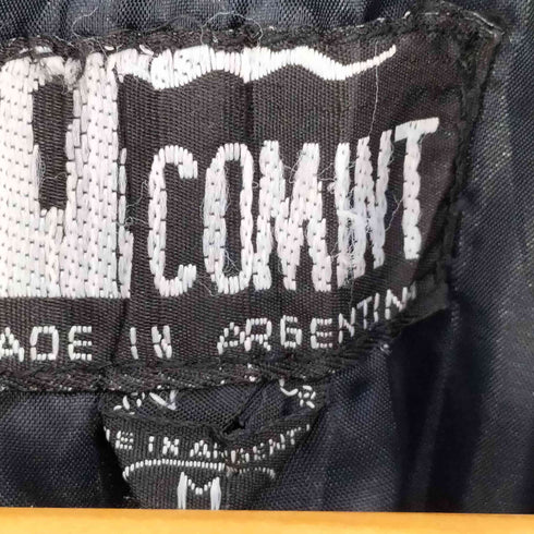 COMINT 80S アルゼンチン製 丸襟 ボックス レザーブルゾン メンズ import:M