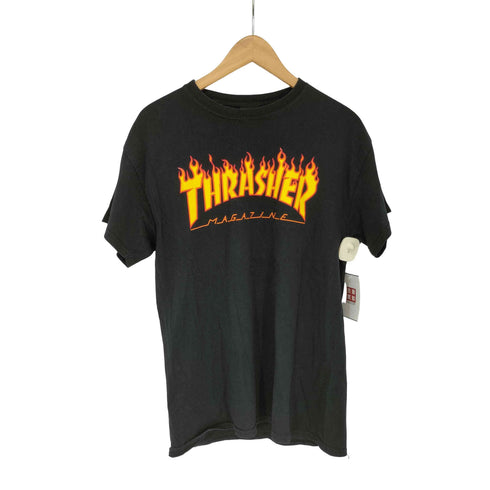 スラッシャー THRASHER ファイヤーフレームロゴプロント S/S Tシャツ メンズ