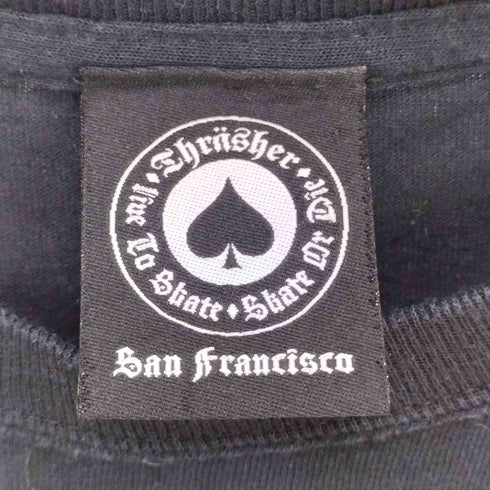 スラッシャー THRASHER ファイヤーフレームロゴプロント S/S Tシャツ メンズ