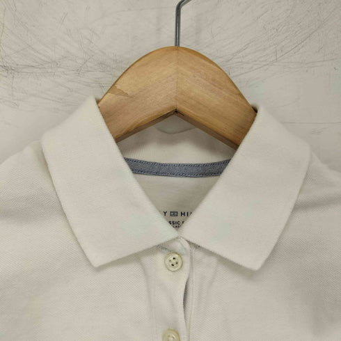 トミーヒルフィガー TOMMY HILFIGER CLASSIC FIT 刺繍ロゴ ポロシャツ レディース XXS