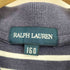 ラルフローレン RALPH LAUREN ポニー刺繍 ボーダー フリル ポロワンピース レディース 160