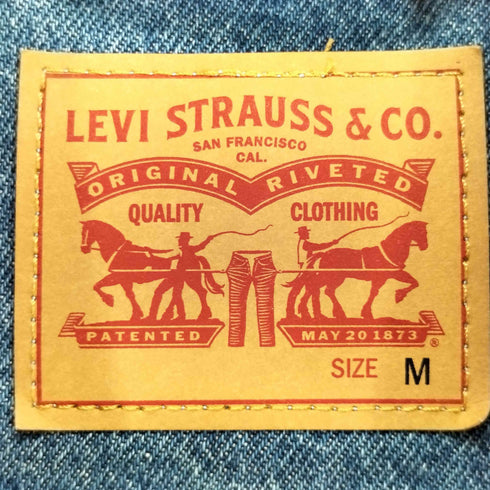 リーバイス Levis インサイドアウト デニムジャケット レディース M