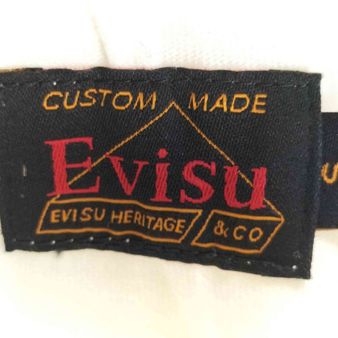 エヴィス EVISU だるまとロゴ刺繍 リラックスフィット Tシャツ メンズ import:S