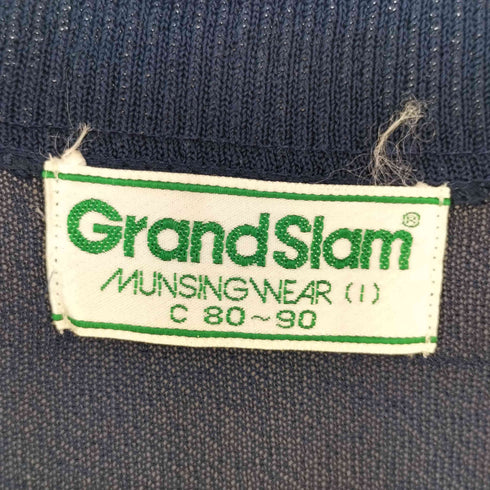 マンシングウェア GRANDSLAM MUNSINGWEAR 90s アクリルカーディガン メンズ C80-90
