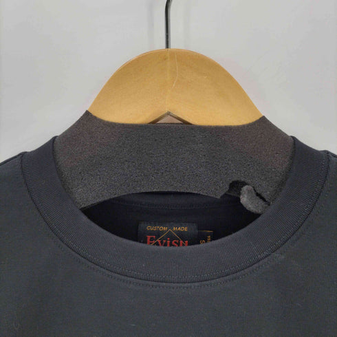 エヴィス EVISU スローガン刺繍とハイヒールカモメ スリムフィット Tシャツ レディース import:S