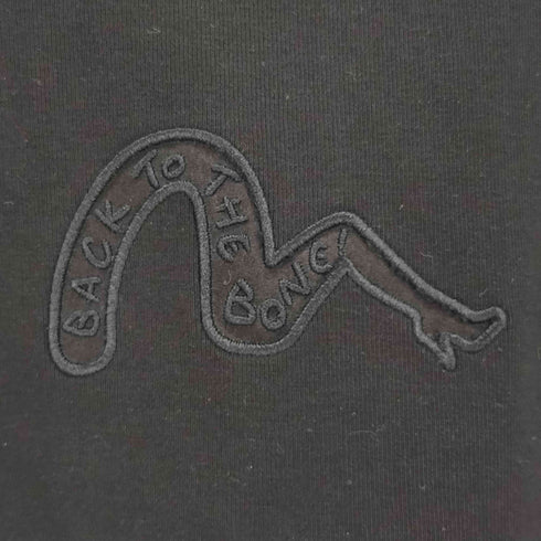 エヴィス EVISU スローガン刺繍とハイヒールカモメ スリムフィット Tシャツ レディース import:S