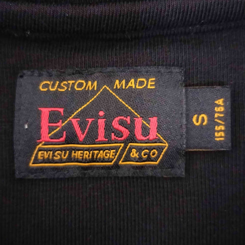 エヴィス EVISU スローガン刺繍とハイヒールカモメ スリムフィット Tシャツ レディース import:S