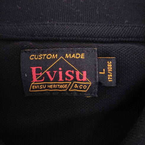 エヴィス EVISU シーガル胸刺繍ポロシャツ メンズ import:L