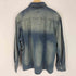 エヴィス EVISU スプラッシュインクカモメプリント レギュラーフィット デニムシャツ メンズ import:L
