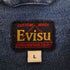 エヴィス EVISU スプラッシュインクカモメプリント レギュラーフィット デニムシャツ メンズ import:L