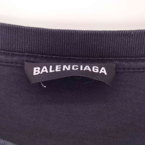 バレンシアガ BALENCIAGA Tech Logo Oversized T-shirt メンズ