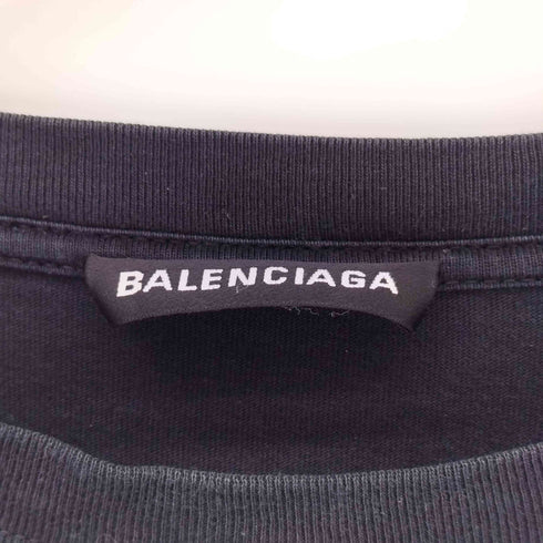 バレンシアガ BALENCIAGA Tech Logo Oversized T-shirt メンズ