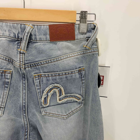 エヴィス EVISU EVISUアップリケ ディストレスドジーンズ レディース 25