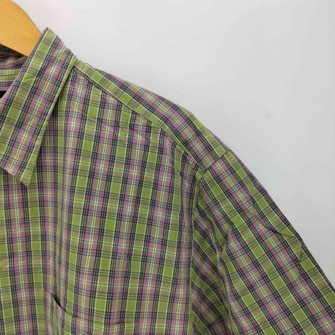 ギャップ Gap 00S OLD チェック レギュラーカラー S/S シャツ メンズ import:L