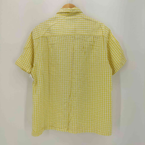 オニール ONEILL 90-00S ロゴ刺繍 チェック シアサッカー S/S シャツ メンズ import:M