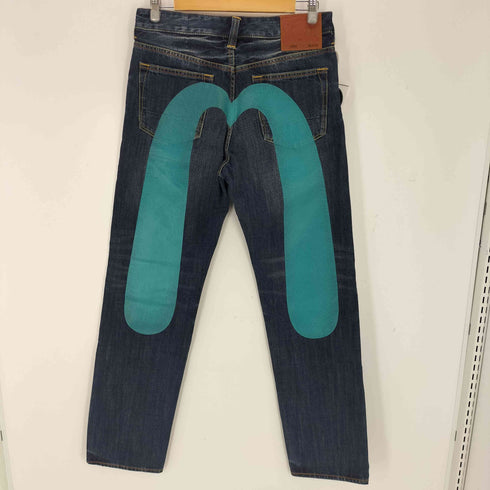 エヴィス EVISU DAICOCK PRINT BAGGY FIT DENIM JEANS メンズ 29×34