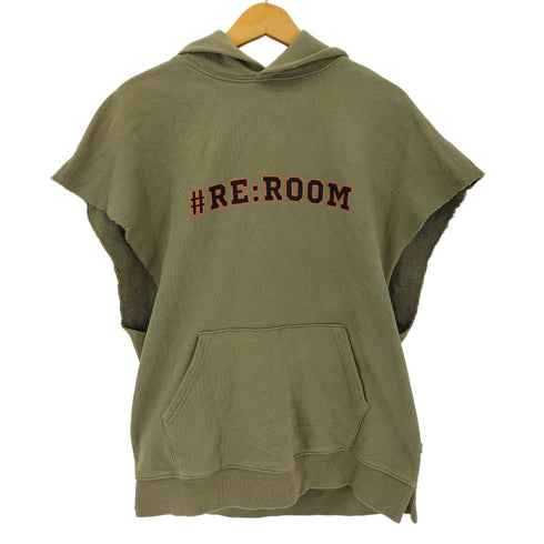 リルーム re:room ロゴノースリーブビッグパーカー メンズ JPN:M