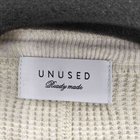 アンユーズド UNUSED 26SS Long Sleeve Henry Neck Waffle T-Shirt メンズ 3