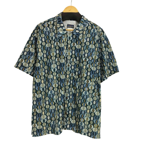 パタゴニア patagonia 00S rhythm 総柄 S/S オープンカラー シャツ メンズ import:L